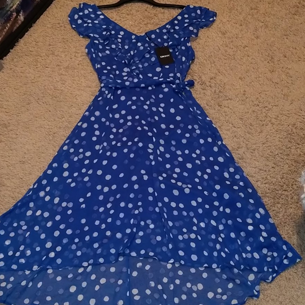 DKNY Chiffon Dress Size 16